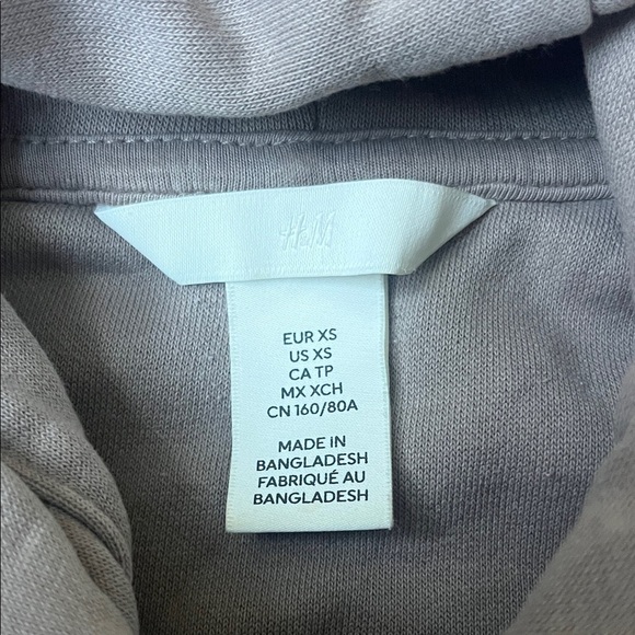 H&M Taupe Zip-Up Hoodie - Picture 2 of 4